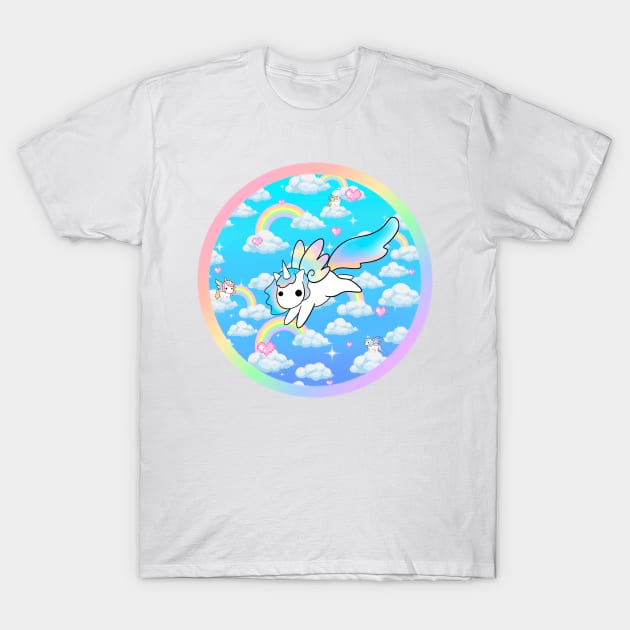 Cloud Hoppers T-Shirt by Meowlentine